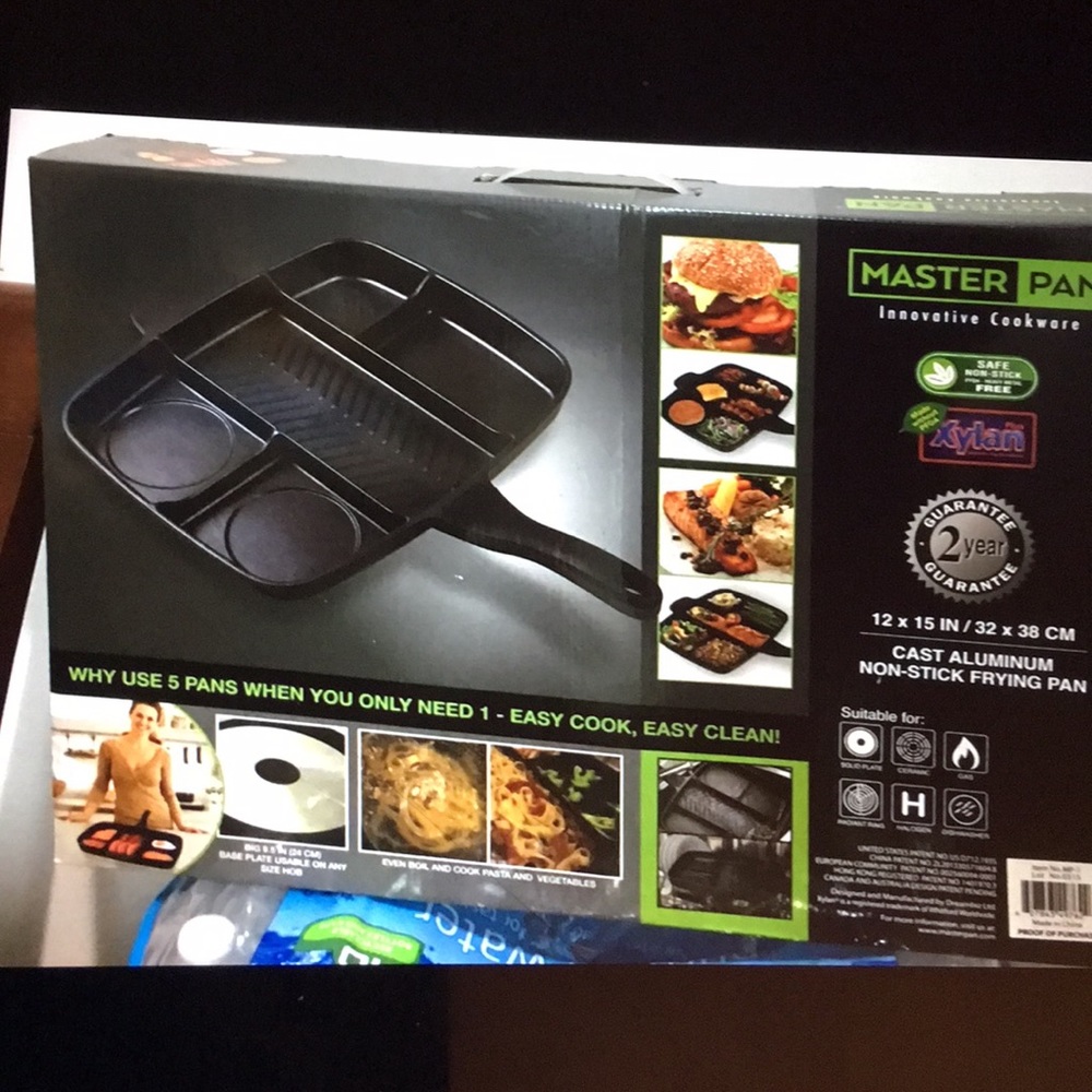 🆕 MASTER PAN CAST ALUMINUM NONSTICK FRYING PAN - Picture 2 of 2